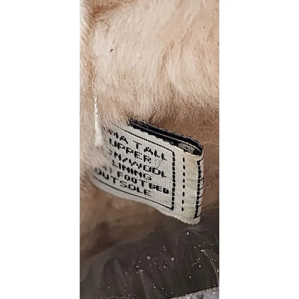 Bearpaw Women's Size 8 Tall Chestnut Shearling Boots